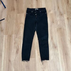 Levi's High Rise Black Women's Jeans